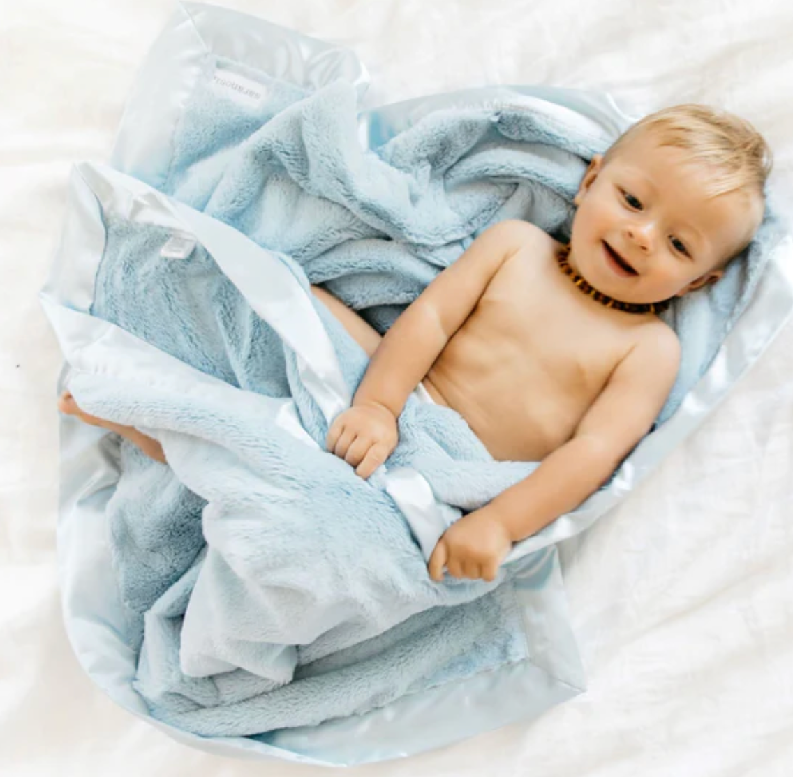 Satin Border Receiving Blanket