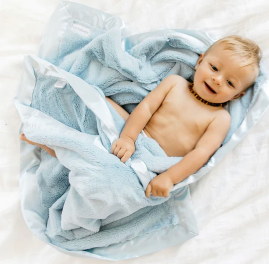 Satin Border Receiving Blanket