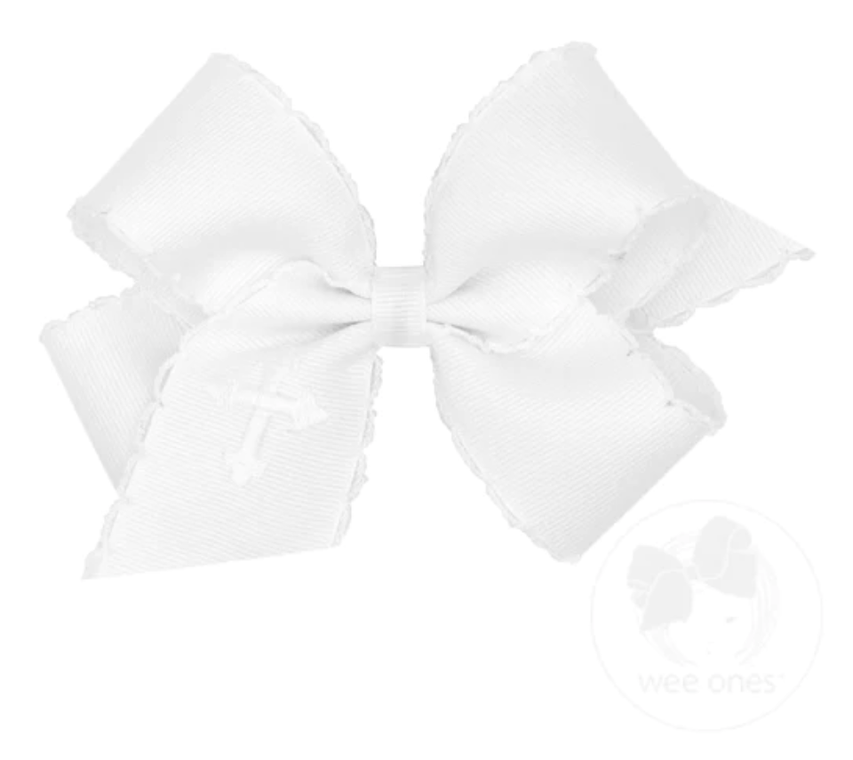 Embroidered Hair Bows