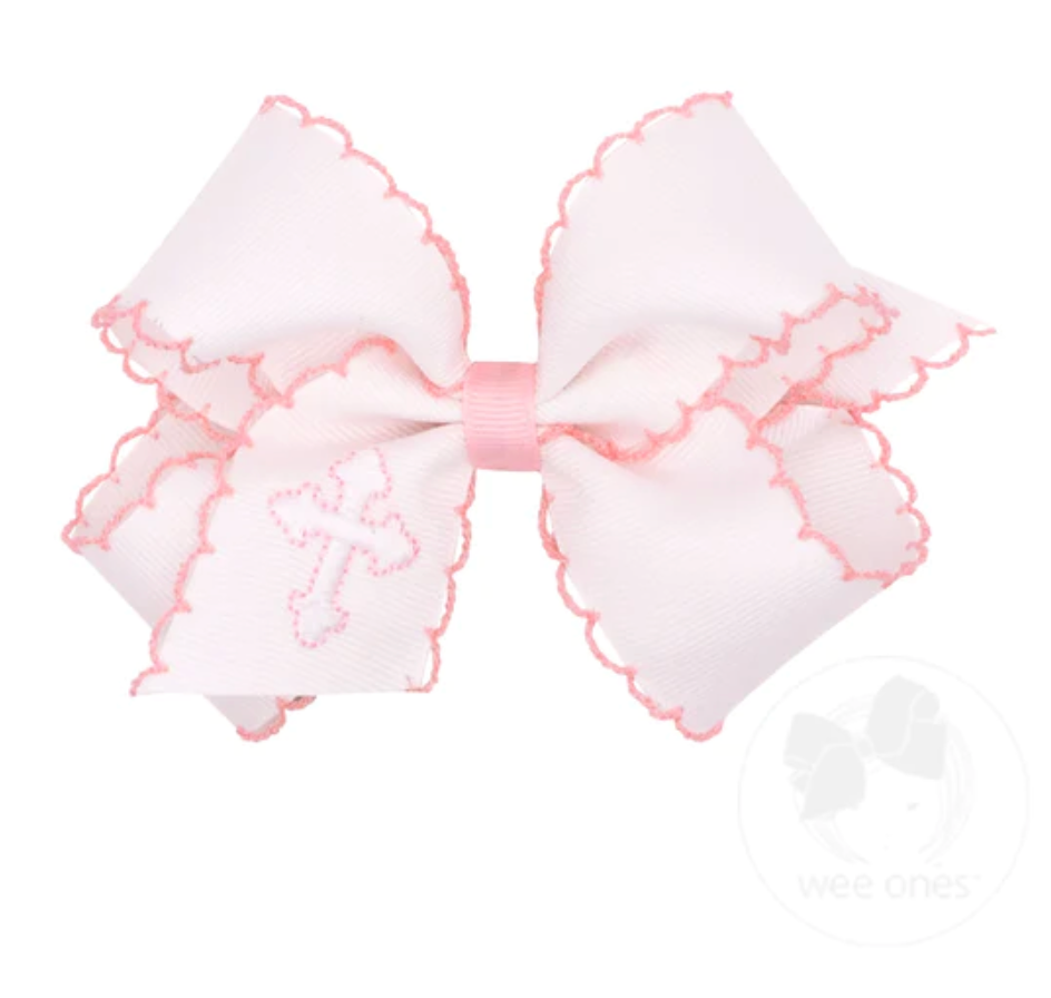 Embroidered Hair Bows