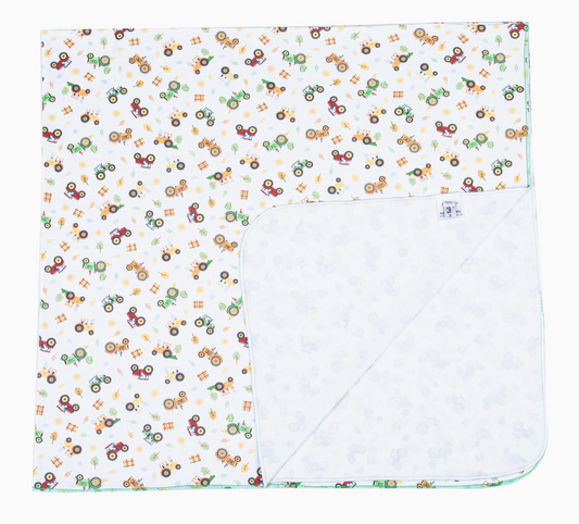Tractor Time Blanket