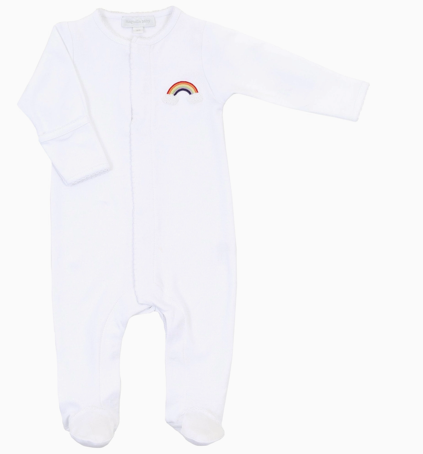 Our rainbow Baby Footie
