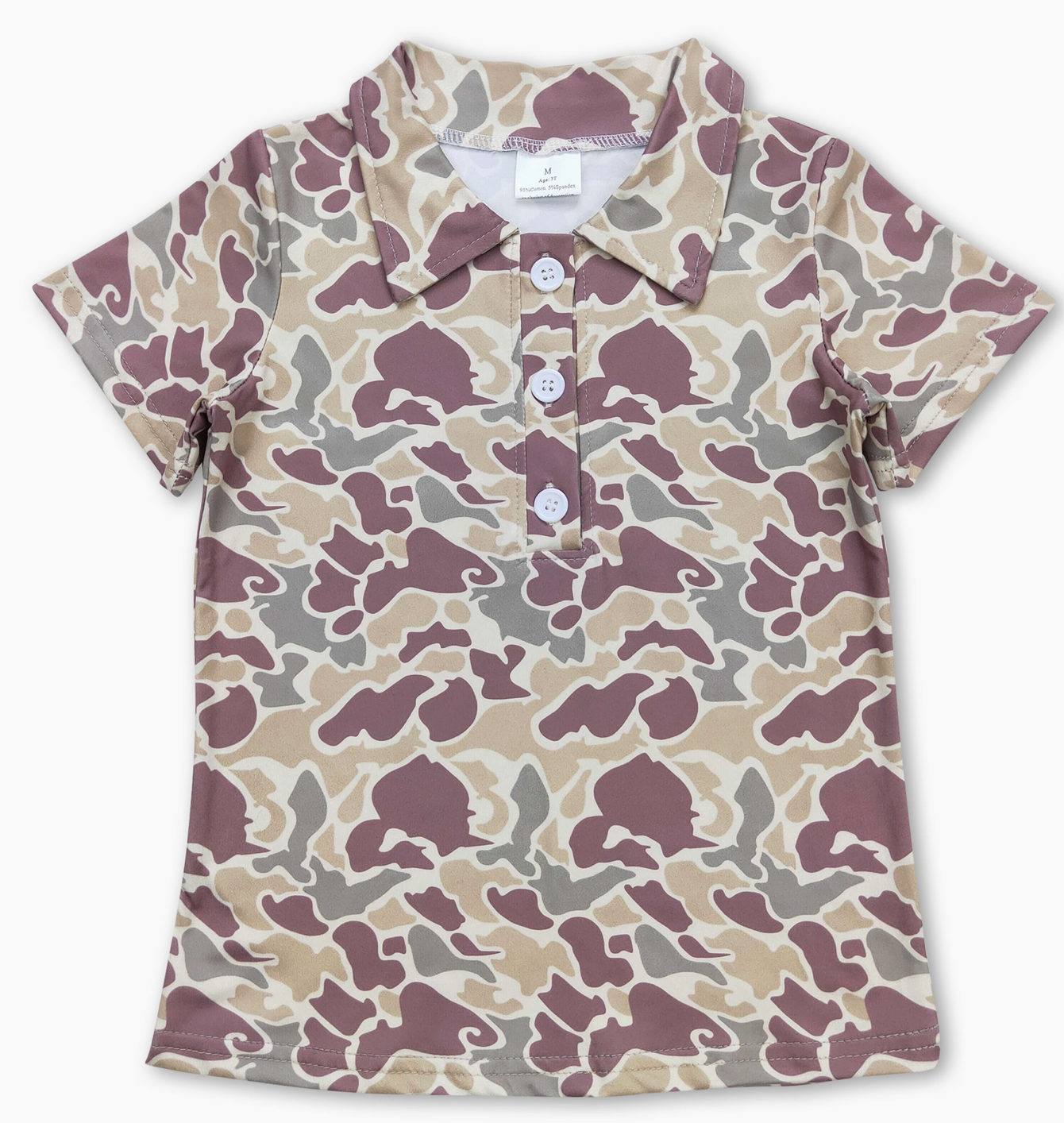 Khaki Camo Polo