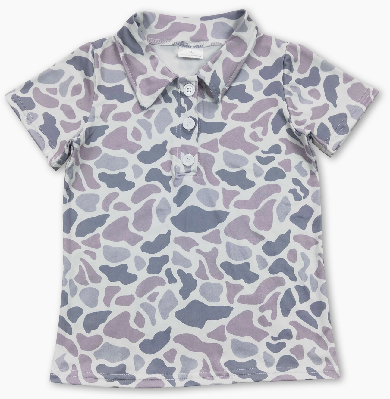 Grey Camo Polo
