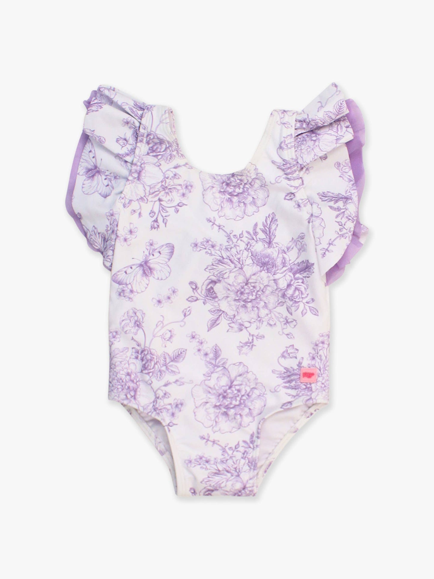 Girls Wisteria Butterfly Garden One Piece