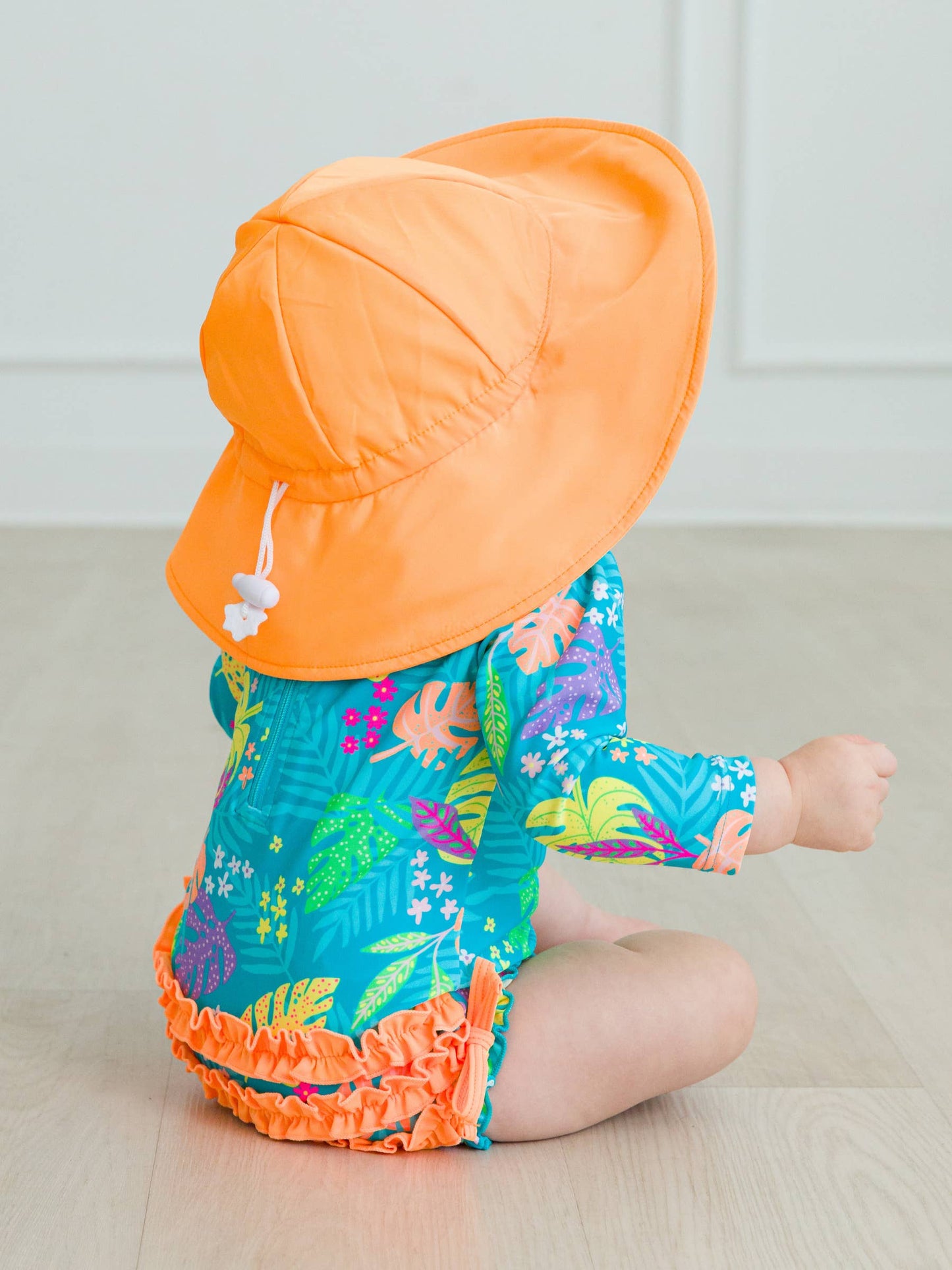 Girls Neon Tiki Vibes One Piece