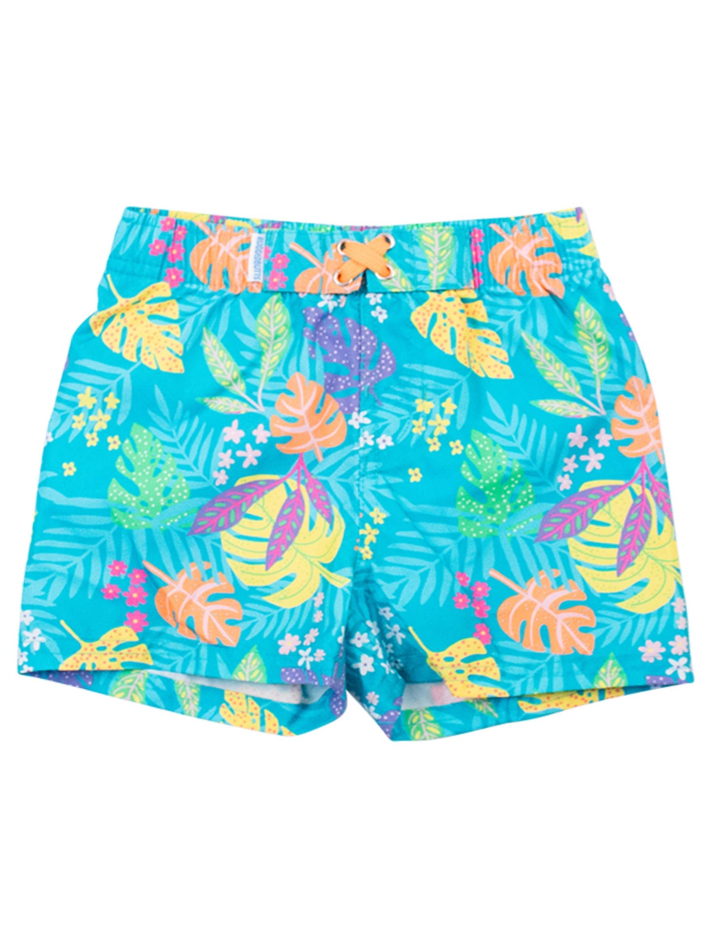 Neon Tiki Vibes Swim Trunks