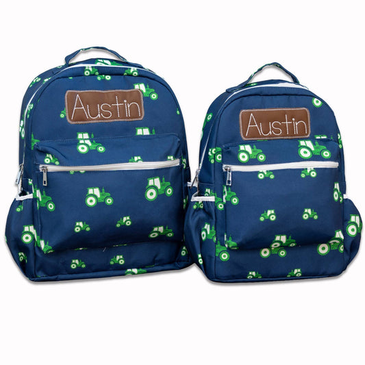 Navy Tractors Backpack