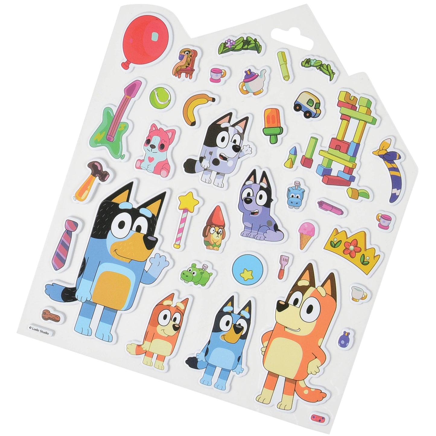 Blue Dog Sticker Playsets