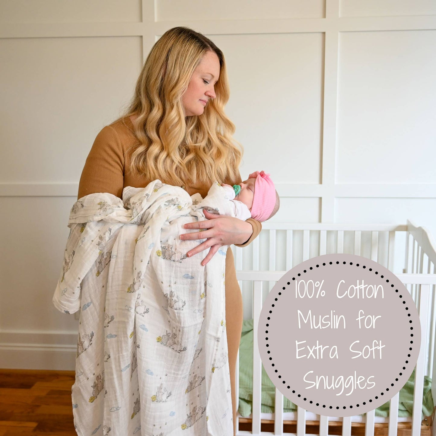 SomeBunny Loves You Easter Swaddle