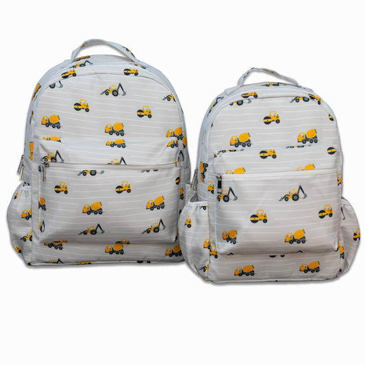 Striped Construction Backpack