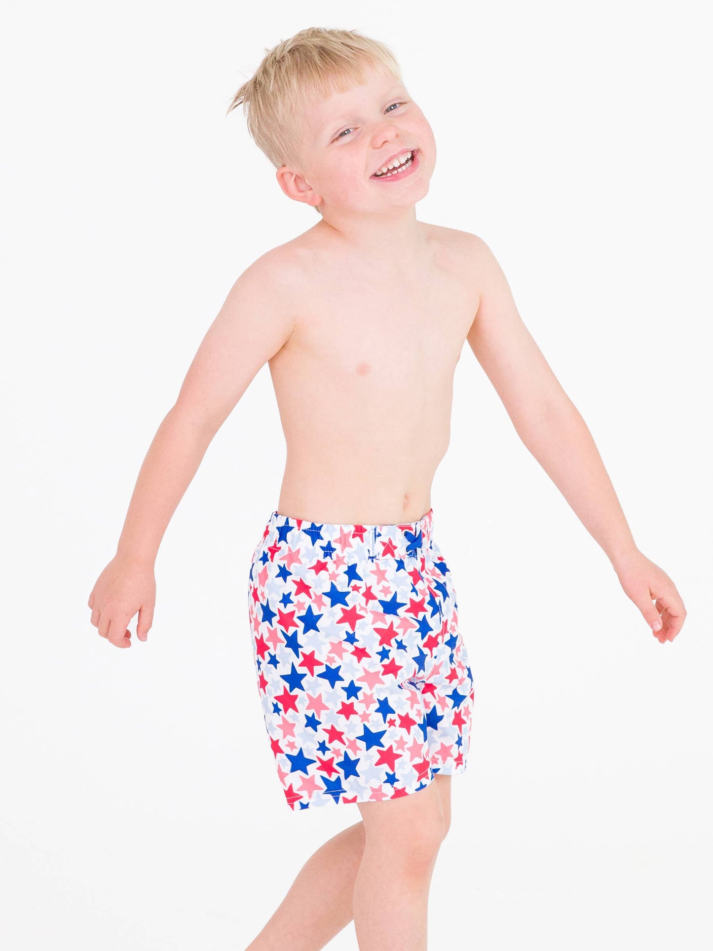 Star-Spangled Swim Trunks