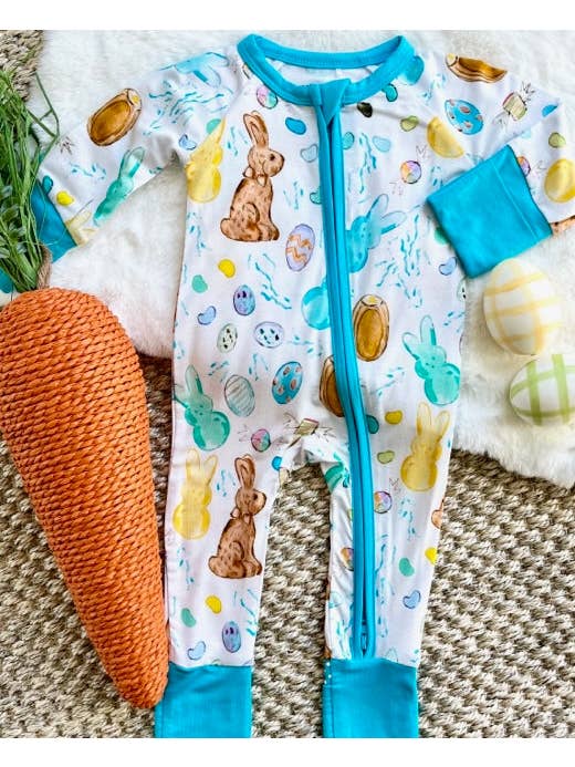 Blue Easter Candy Onesie