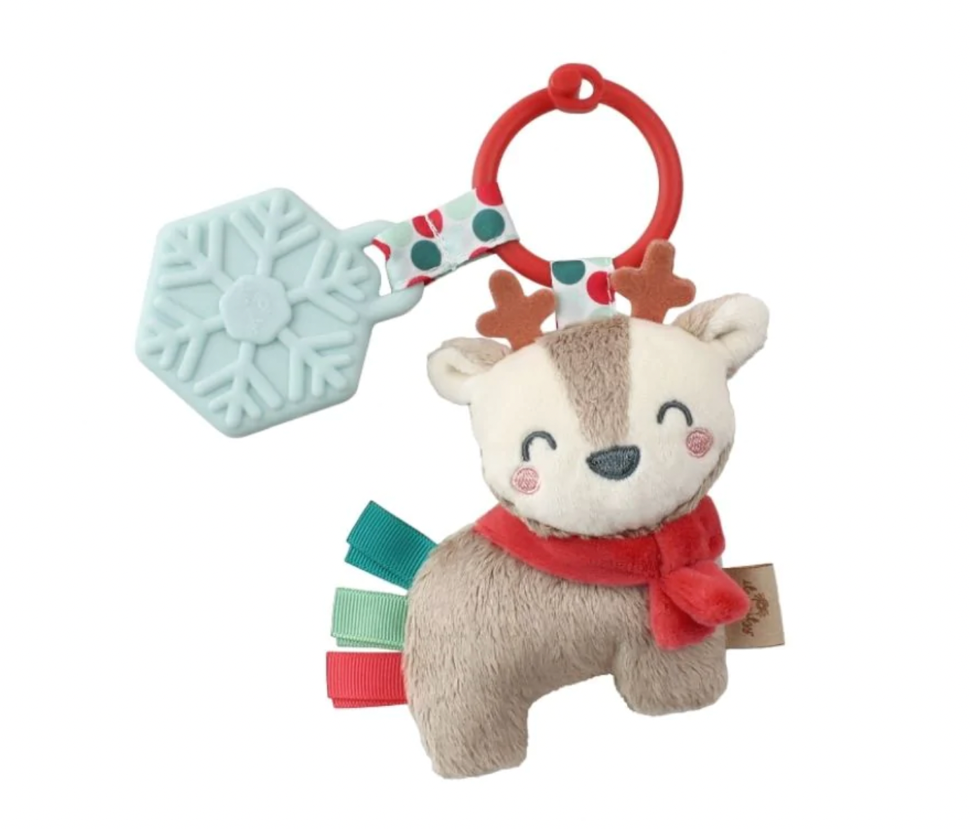 Holiday Reindeer Plush and Teether
