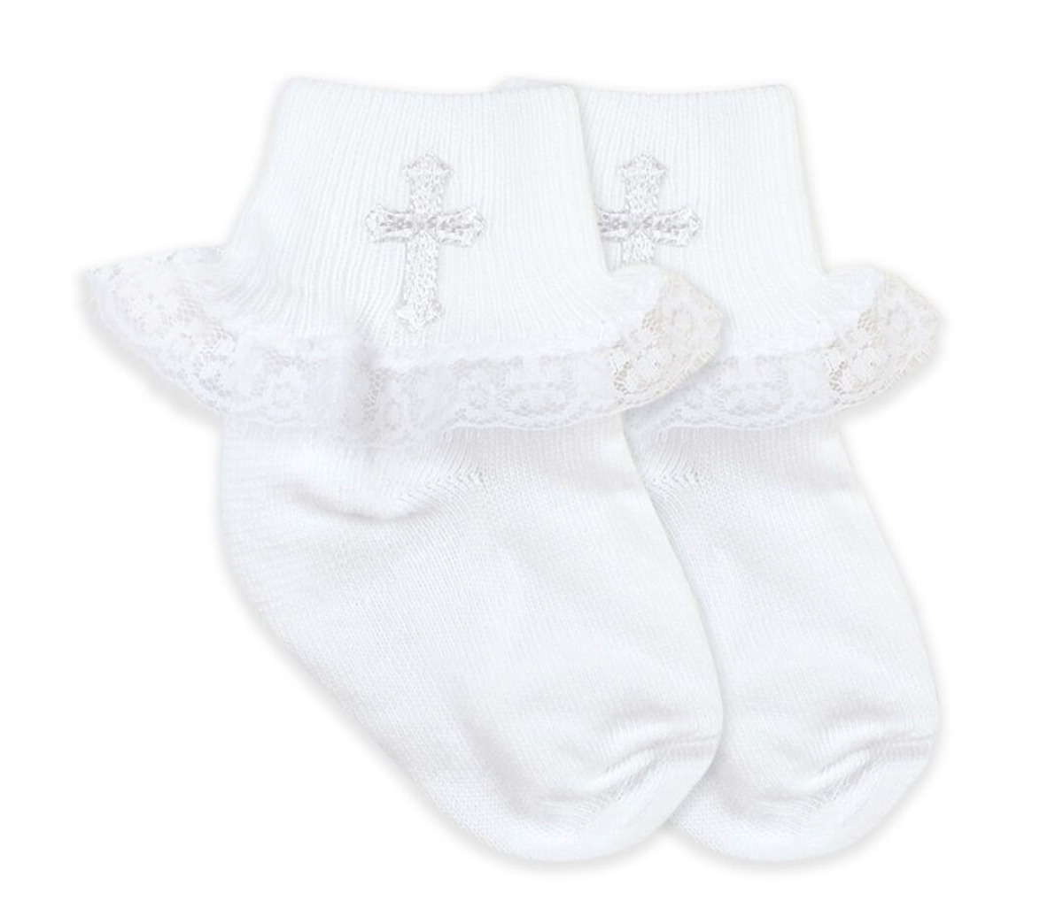 Lace Christening Socks