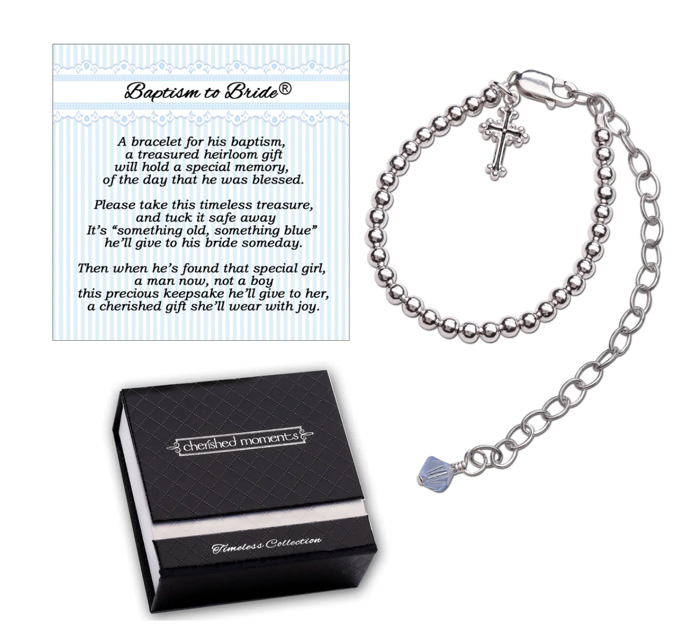 Boys Baptism To Bride Bracelet