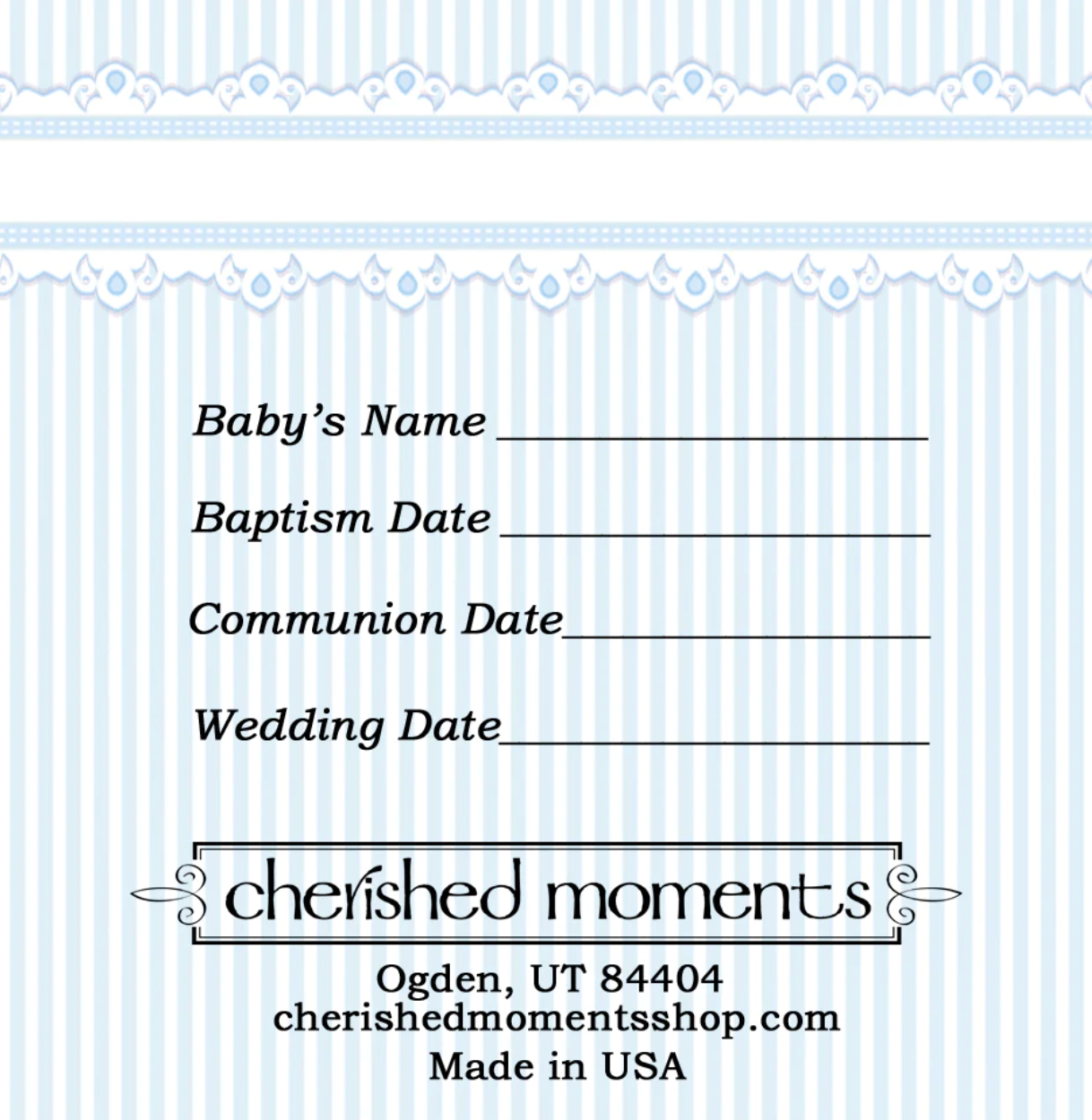 Boys Baptism To Bride Bracelet