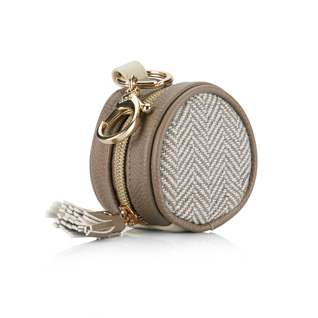 Vanilla Latte Diaper Bag Pod Keychain