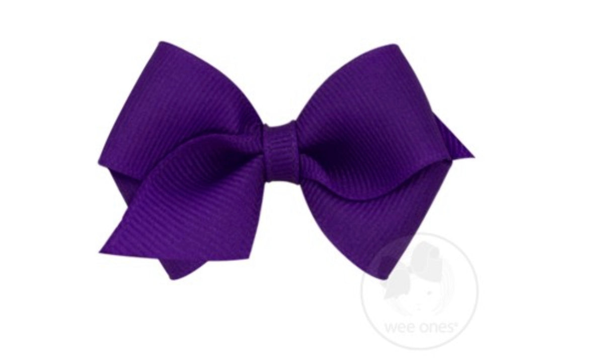 Purple Grosgrain Bows
