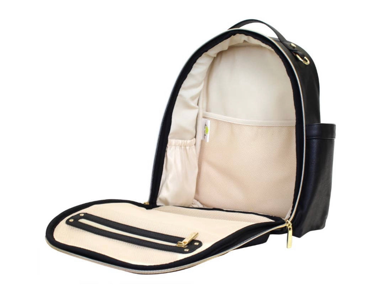 Black Itzy Mini Diaper Bag Backpack