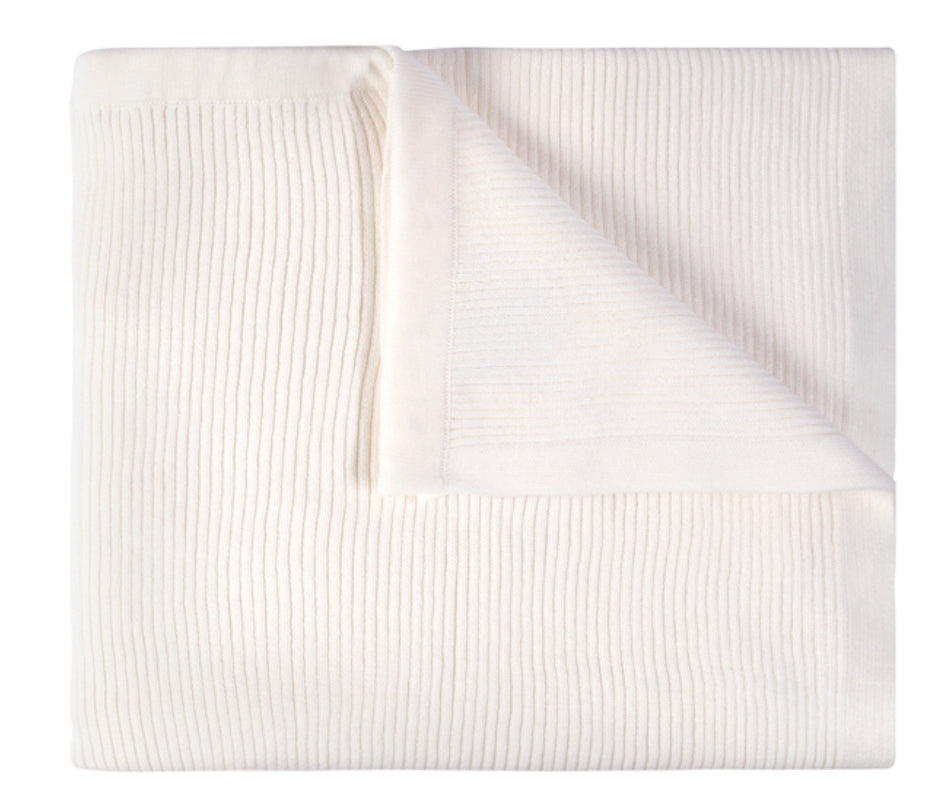 Ribbed Knit Blanket