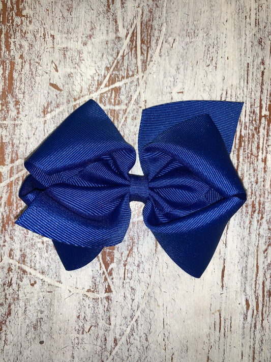 Blue Grosgrain Bows