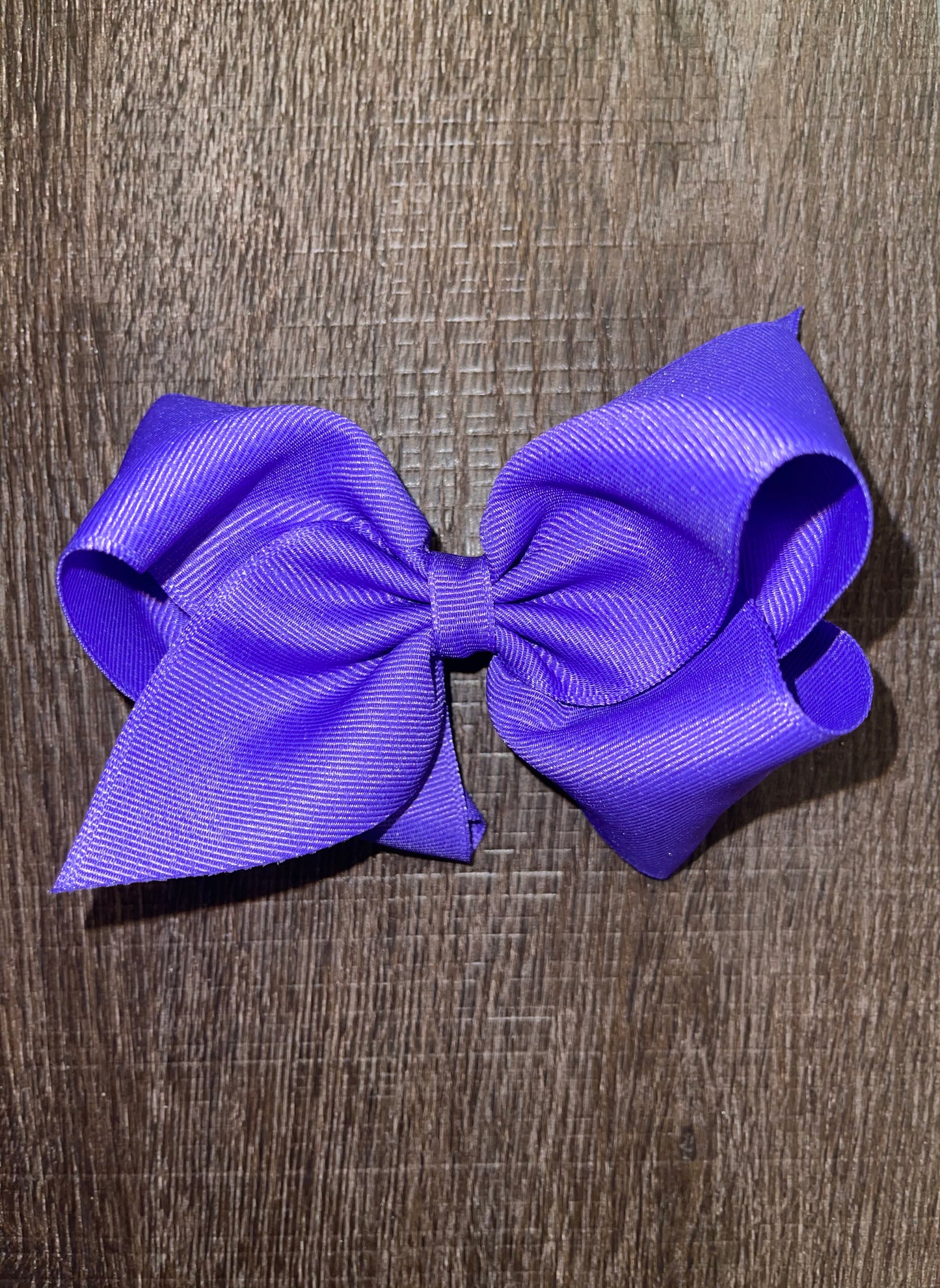 Purple Grosgrain Bows
