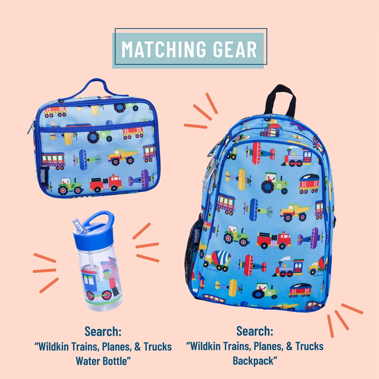 Trains, Planes, & Trucks Lunch Box
