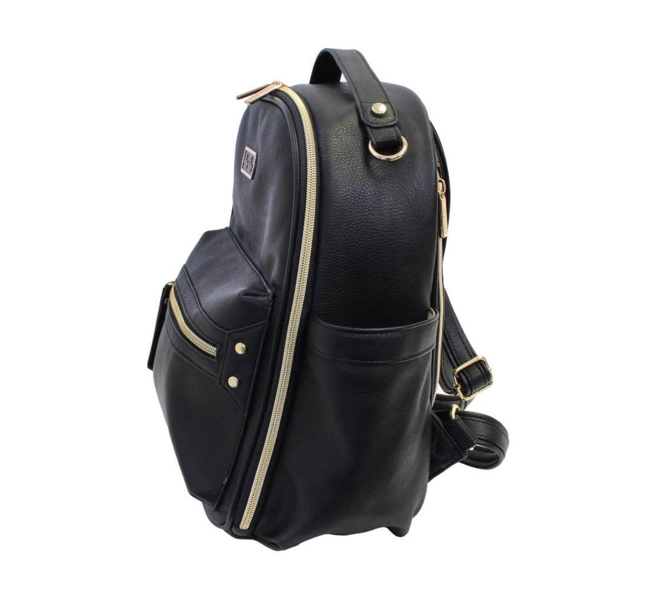 Black Itzy Mini Diaper Bag Backpack