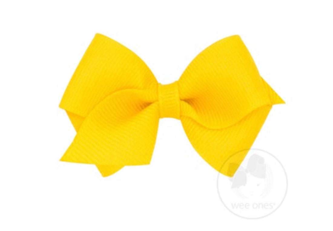 Yellow Grosgrain Bows