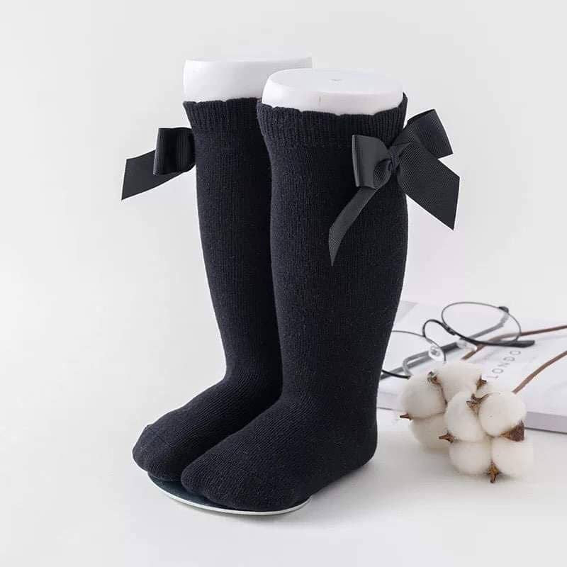 Knee High Bow Socks