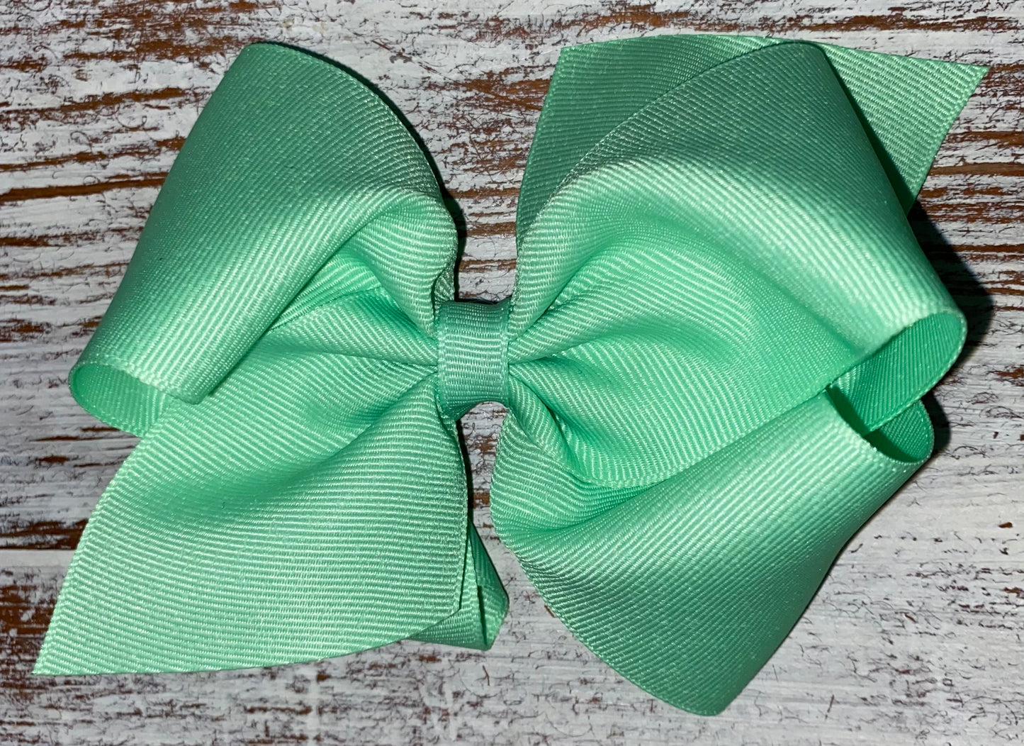 Green Grosgrain Bows