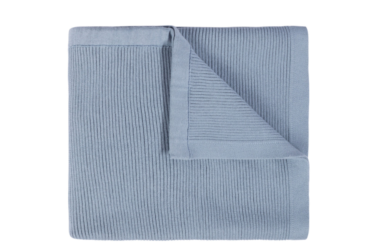Ribbed Knit Blanket