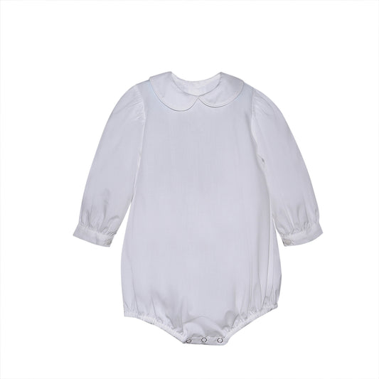 Girls Long Sleeve White Bubble