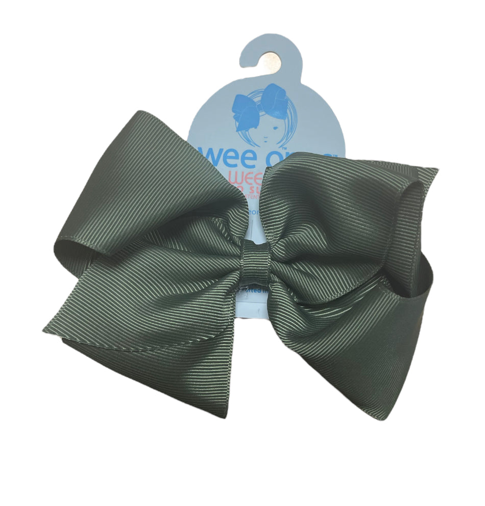 Green Grosgrain Bows