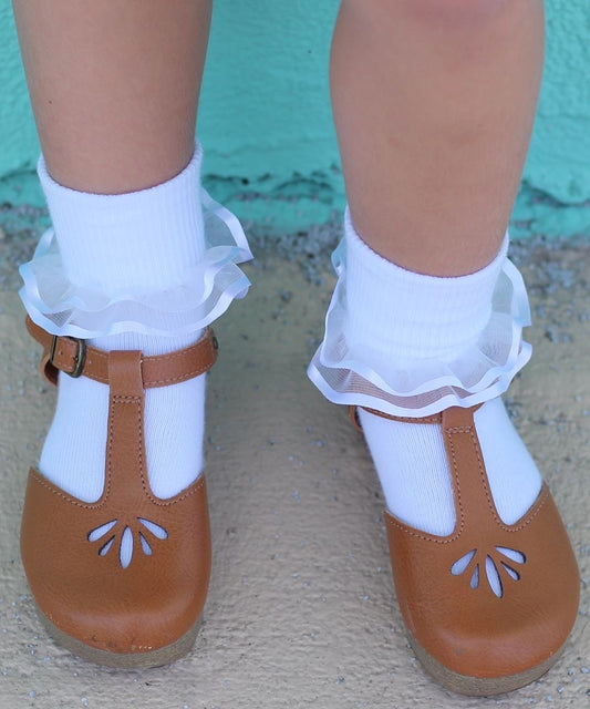 Frilly Ruffle Lace Cuff Socks
