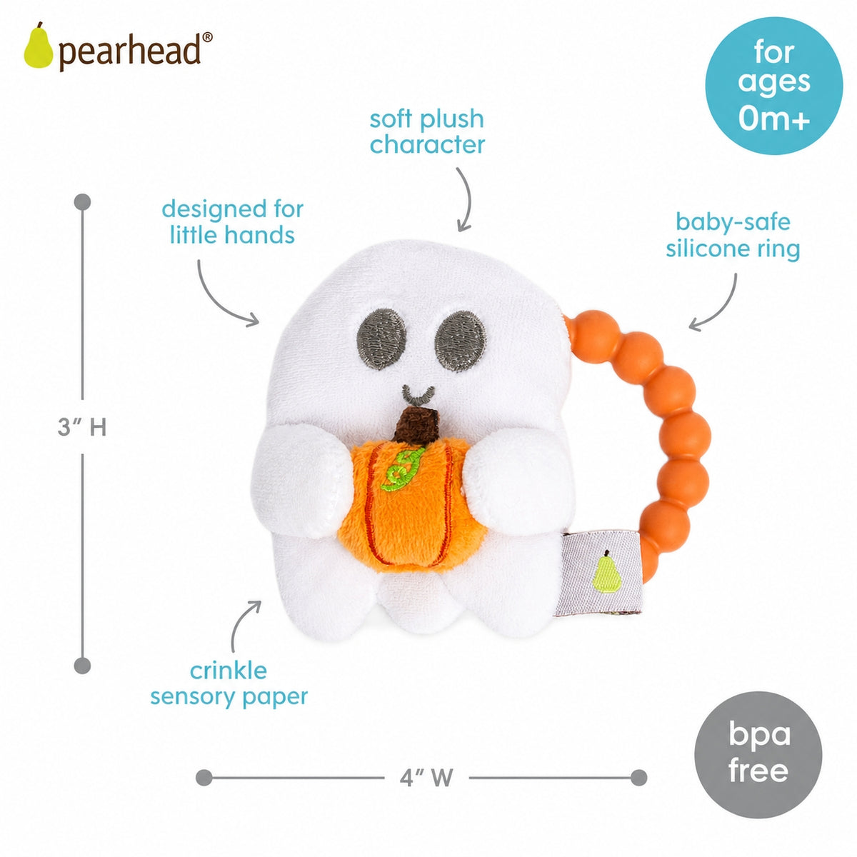 Ghost Teether Toy