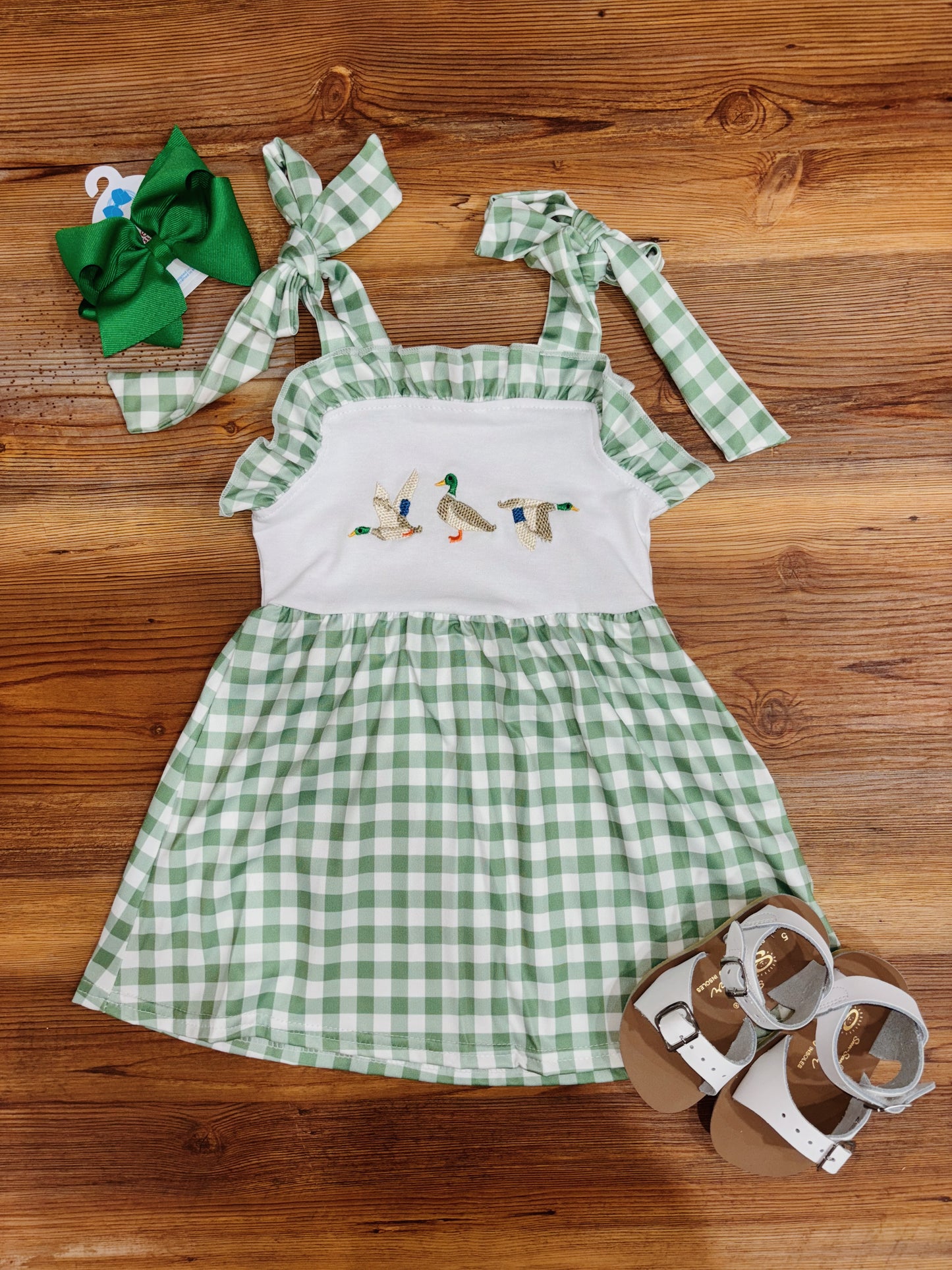 Plaid Duck Dress