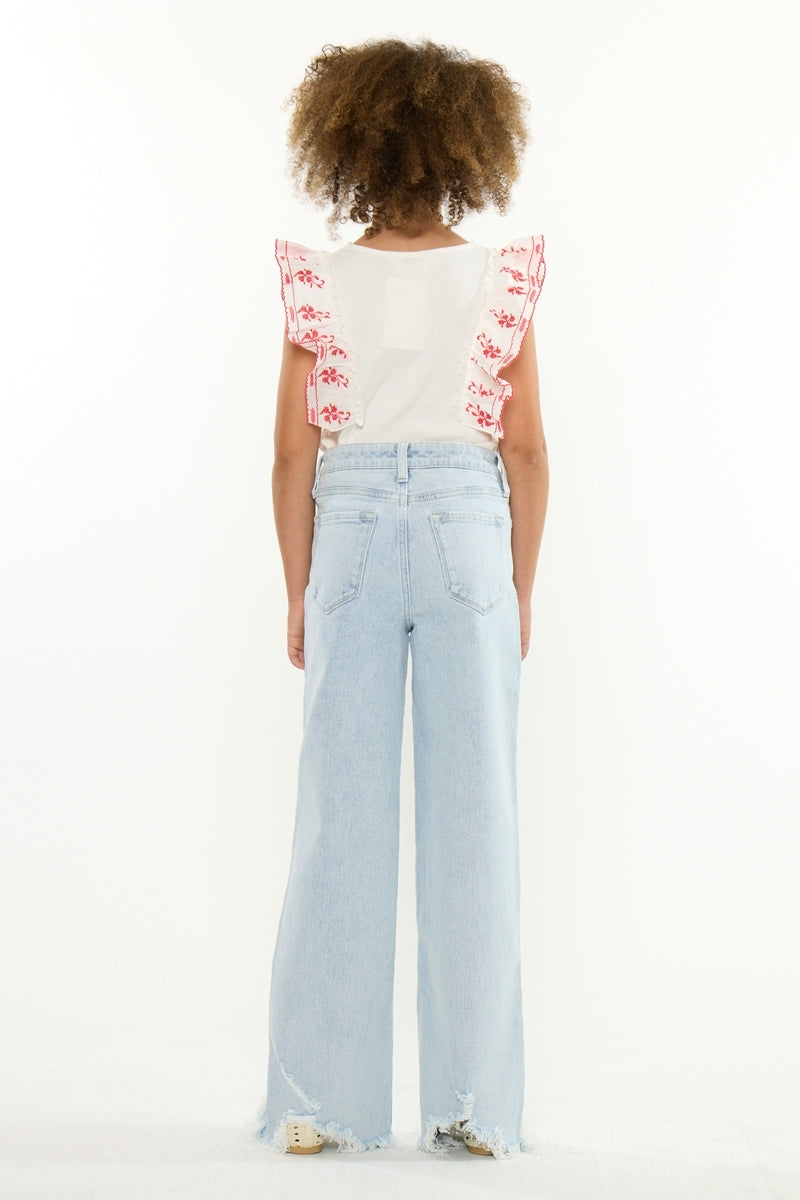 Zendaya High Rise Wide Jeans