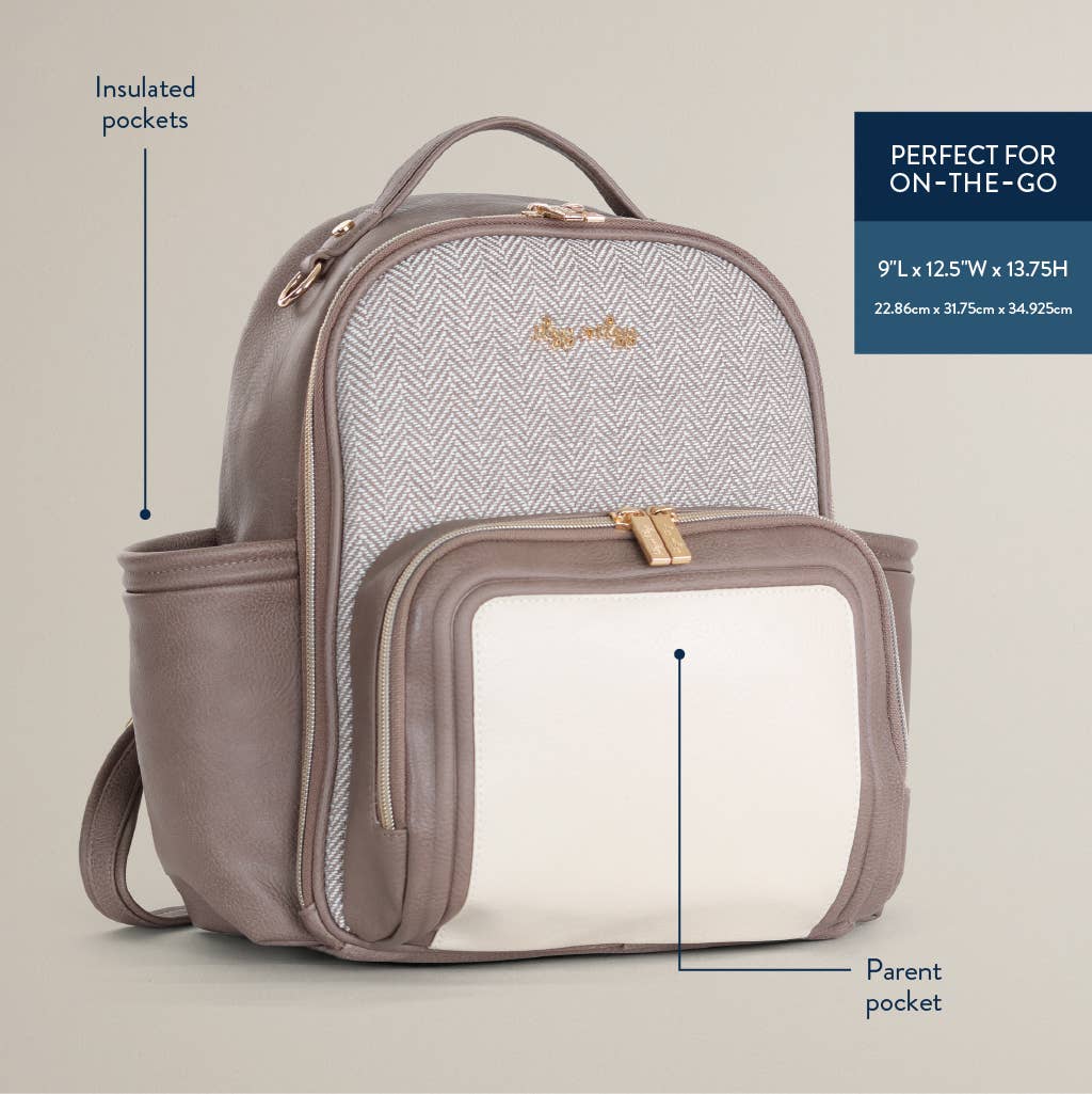 Vanilla Latte Itzy Mini Plus™ Diaper Bag