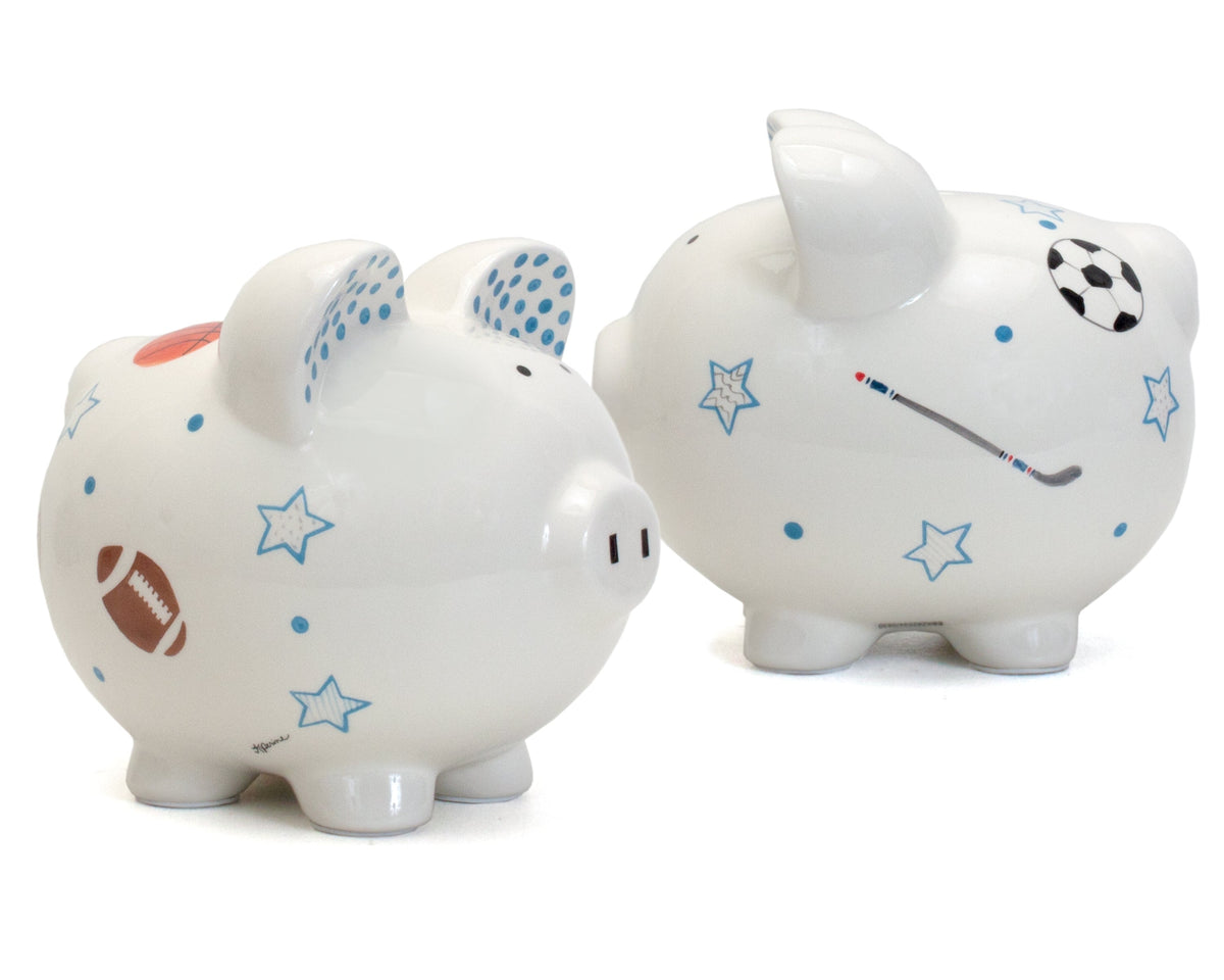 Sports Star Piggy Bank