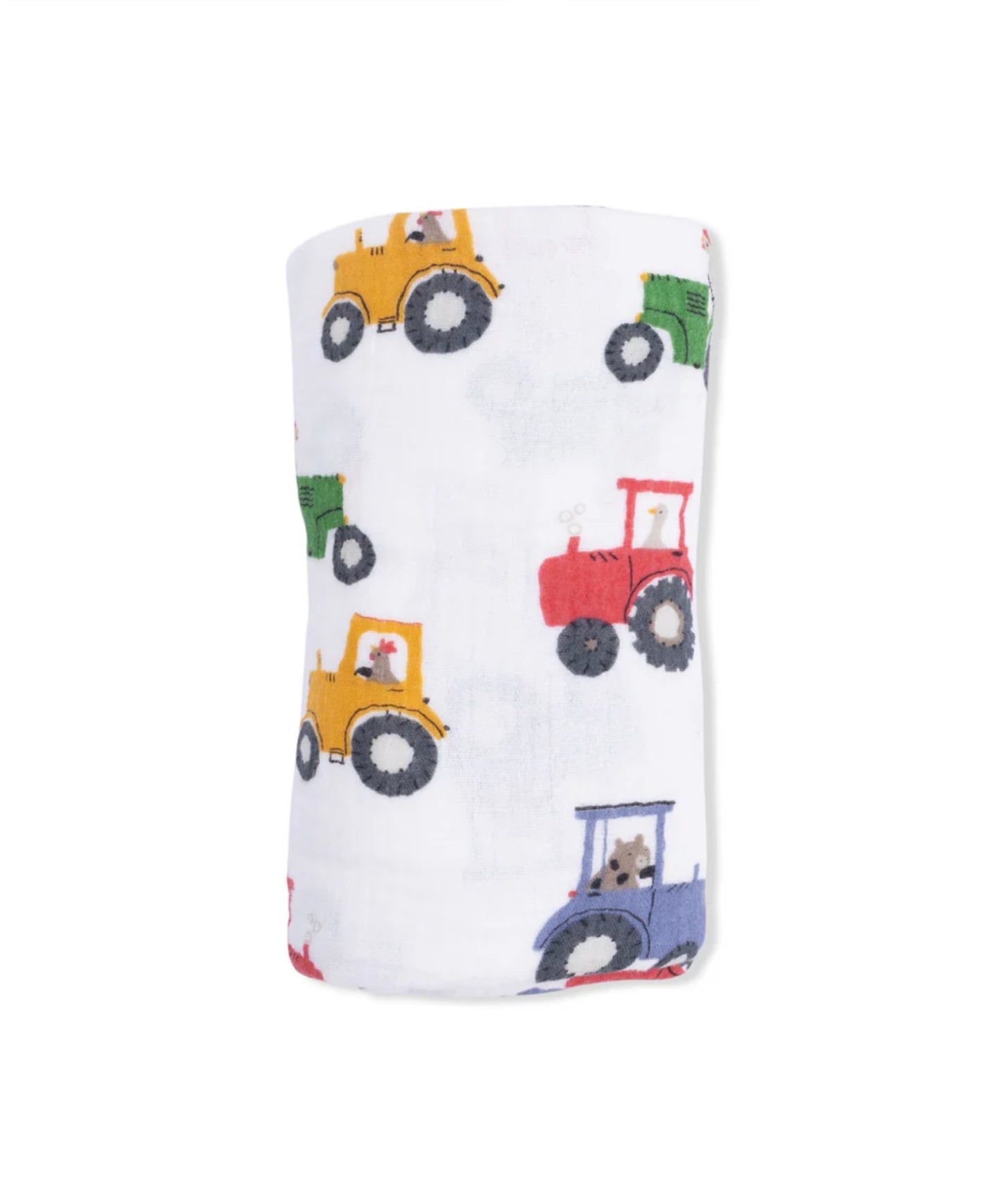 Tractor Swaddle Blanket
