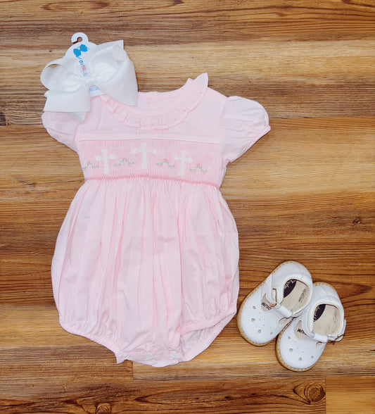 Juliette Smocked Cross Bubble
