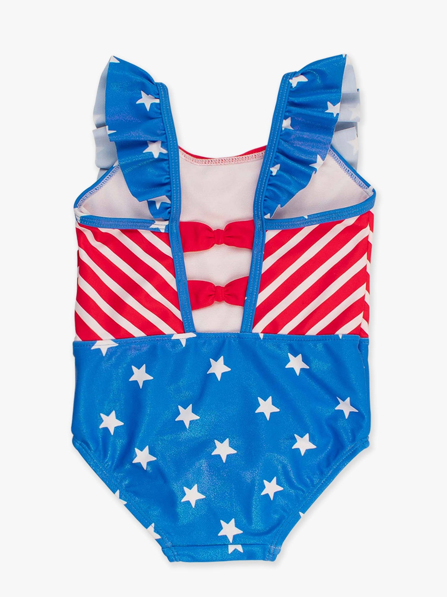Girls Shimmer Stars & Stripes One Piece