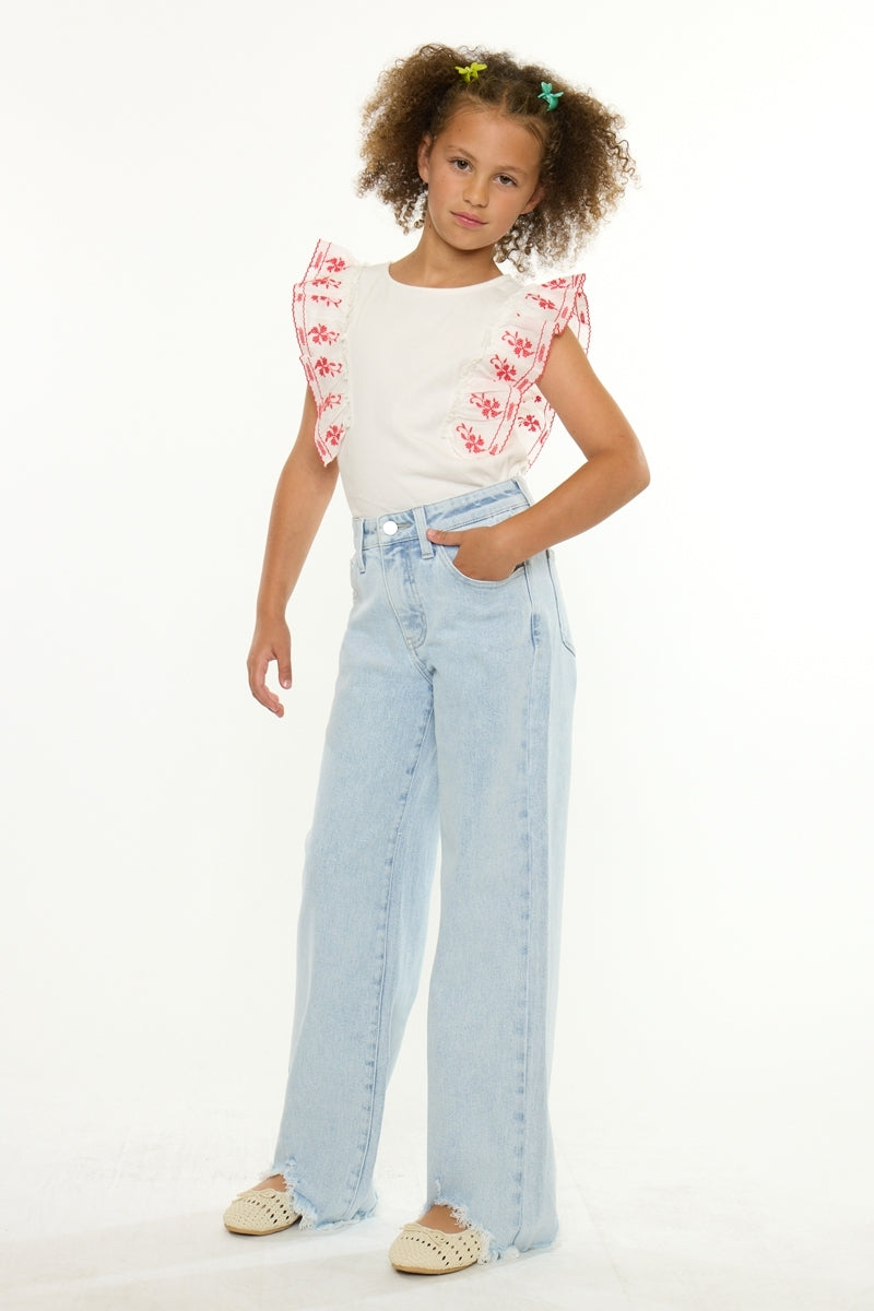 Zendaya High Rise Wide Jeans
