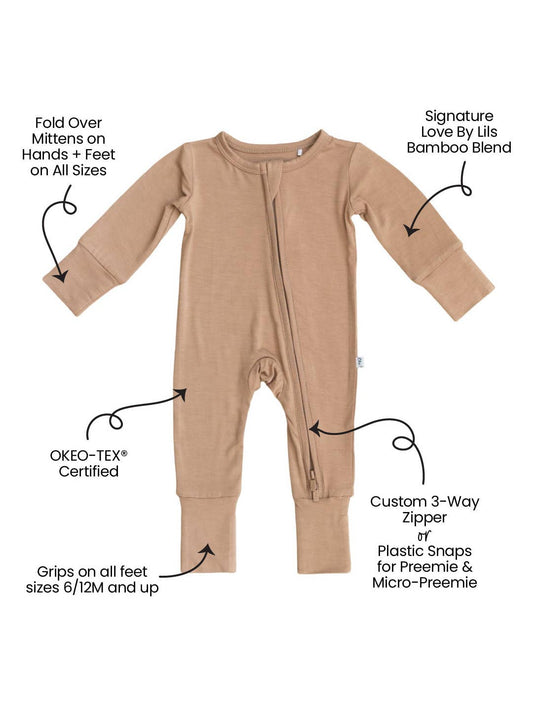 Dune Tan Bamboo Footie