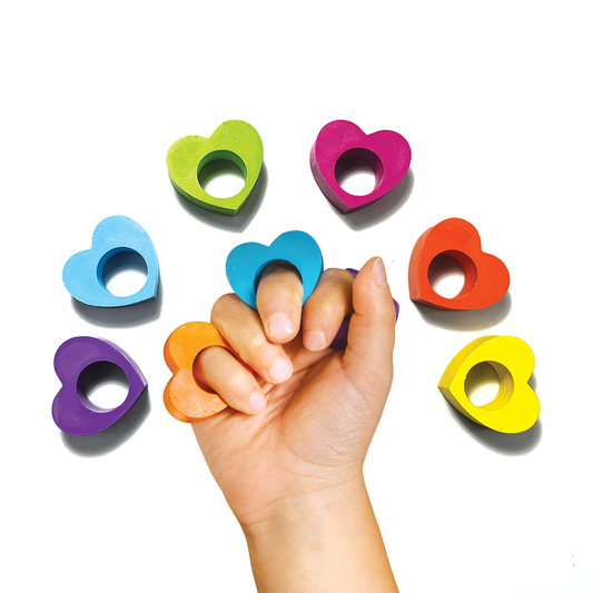 Heart Ring Crayons