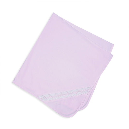 Smocked Knit Blanket