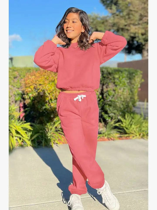 Burnt Coral Jogger Set