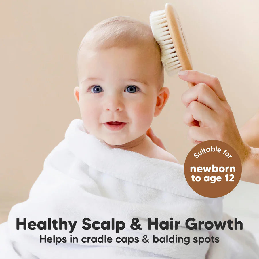 Baby Wooden Hairbrush Set